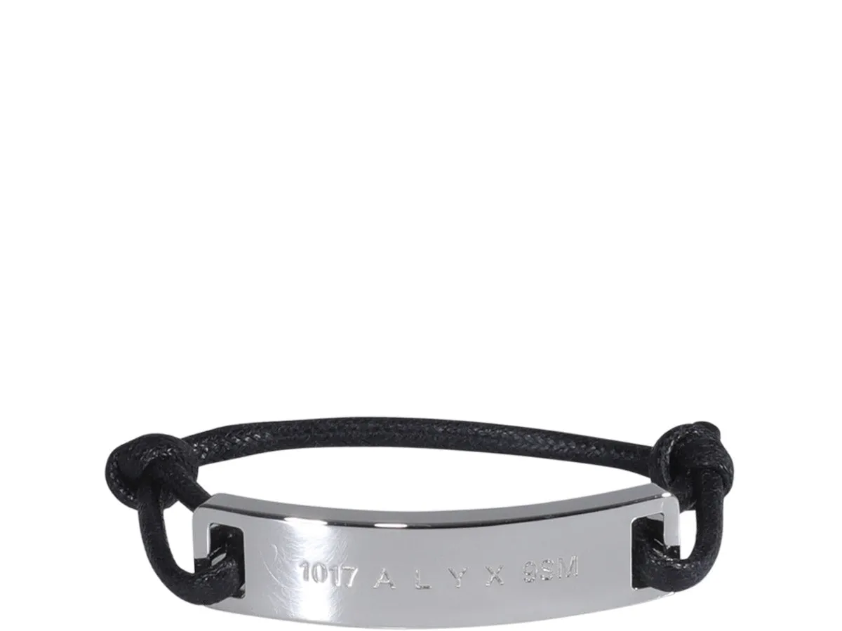 1017 ALYX 9SM Logo-Plaque Knot Detailed Bracelet