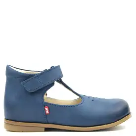 (2385-6) Emel Navy balerina perforated