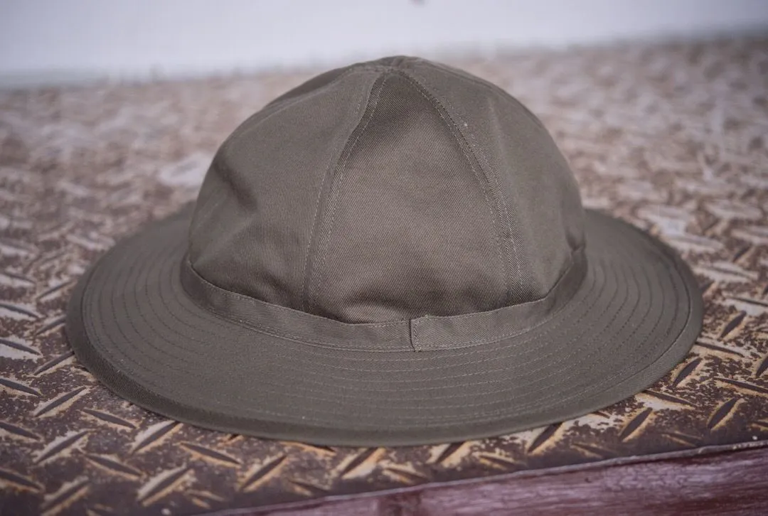 30's Hat Olive Chino/ One-Wash