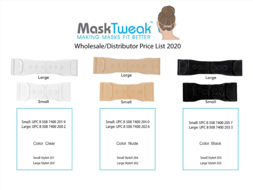 4-Pack of MaskTweak - Making Masks Fit Better Made in USA masktweak