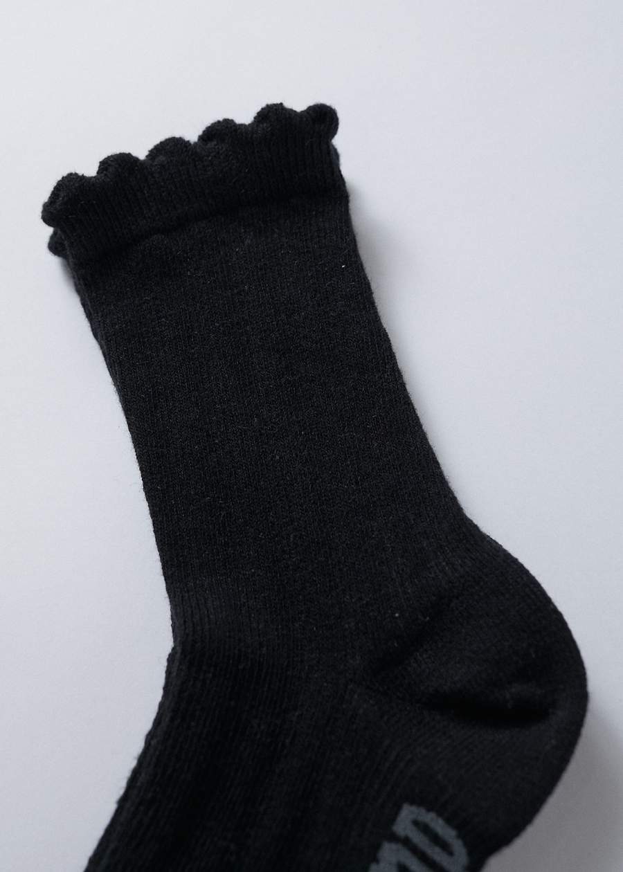 Afends Field of Dreams Hemp Socks One Pack Black