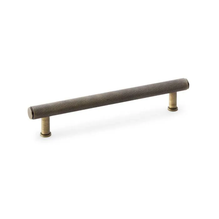 Alexander and Wilks Crispin Knurled T-bar Cupboard Pull Handle