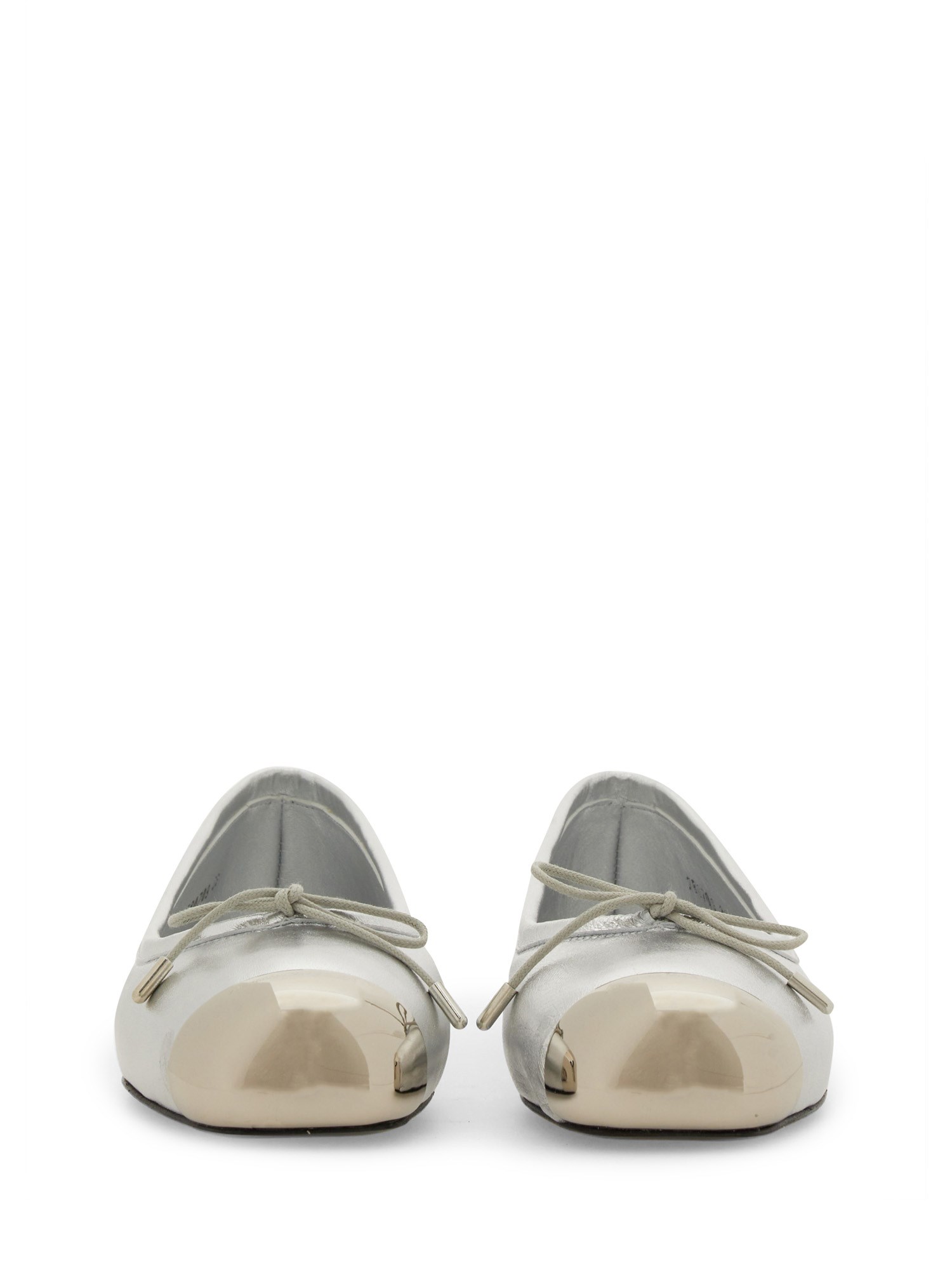 ALEXANDER McQUEEN    LEATHER BALLERINA