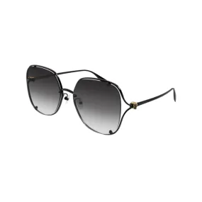 Alexander Mcqueen Sunglass Woman Black Grey AM0366S-004