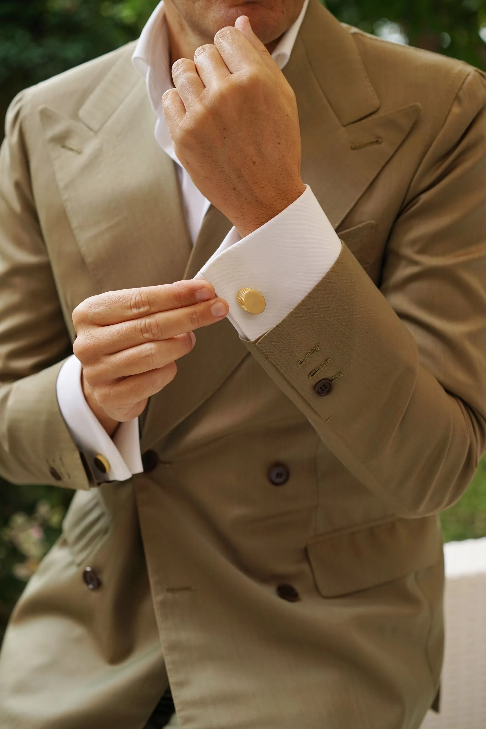 Alexander The Great Gold Cufflinks