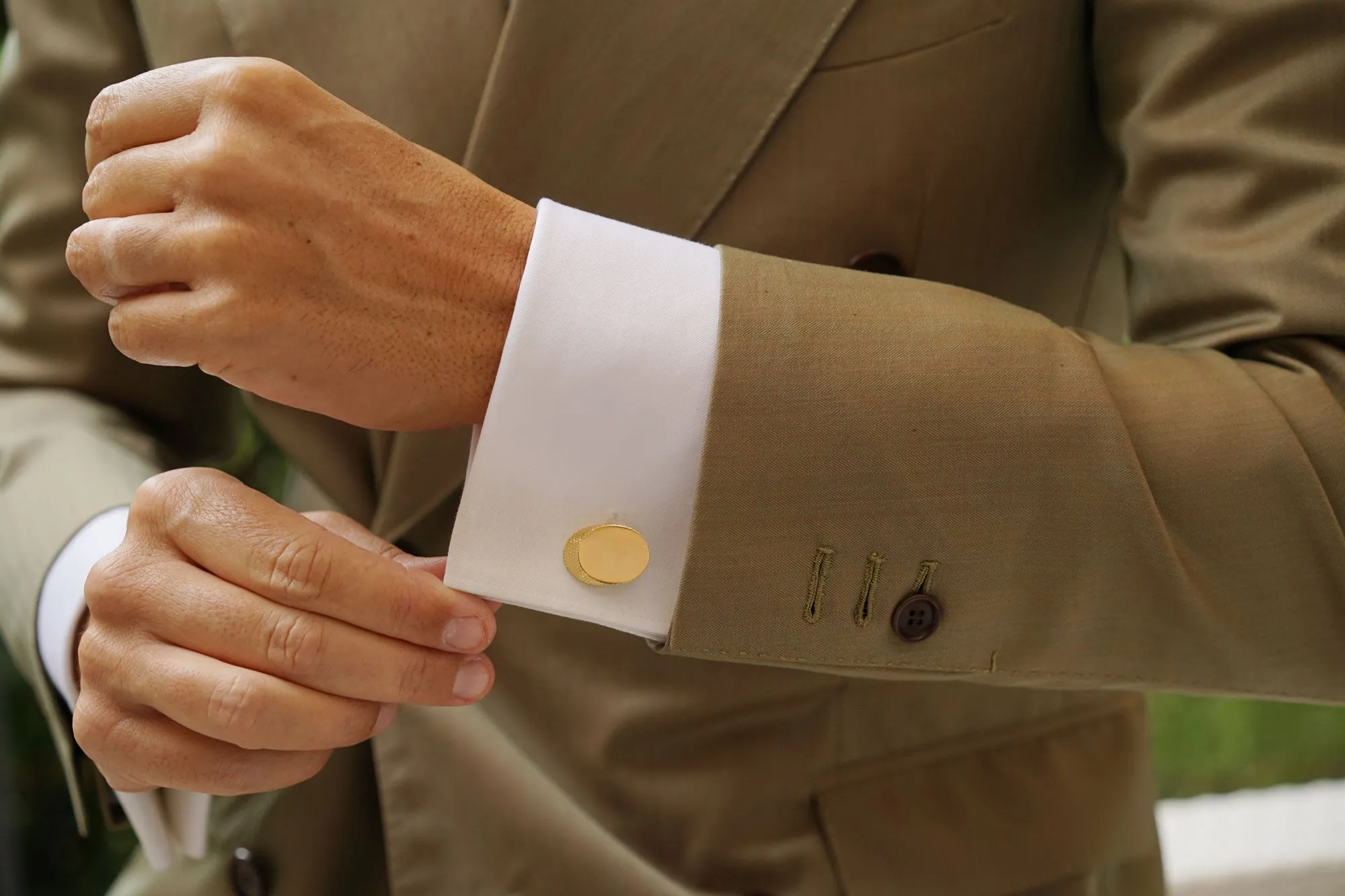 Alexander The Great Gold Cufflinks