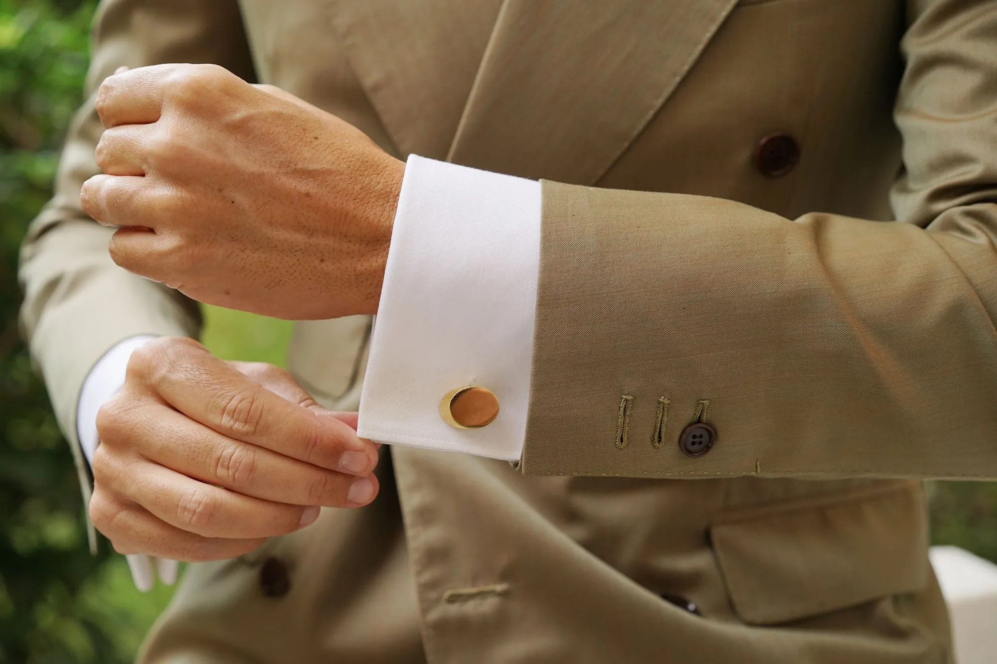 Alexander The Great Gold Cufflinks