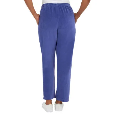 Alfred Dunner The Big Easy Womens Mid Rise Straight Pull-On Pants