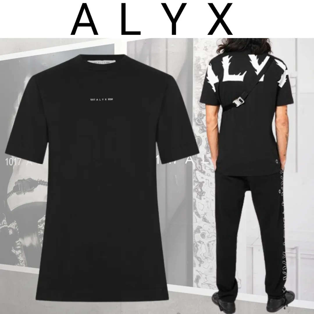 ALYX  |Crew Neck Unisex Street Style Plain Cotton Short Sleeves