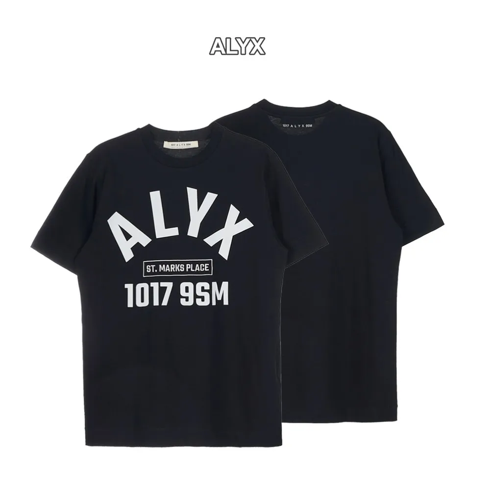 ALYX  |Unisex Street Style U-Neck Plain Cotton Short Sleeves Logo