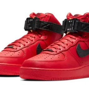 Alyx x Nike Air Force 1 High Black University Red