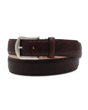 American Bison Belt in Brown