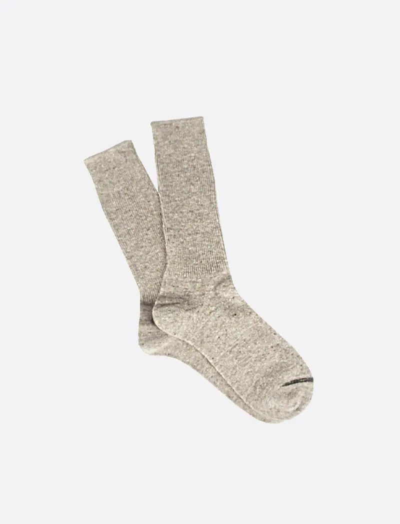 Anonymous Ism Nep American Rib 3 Pack Crew Socks Grey