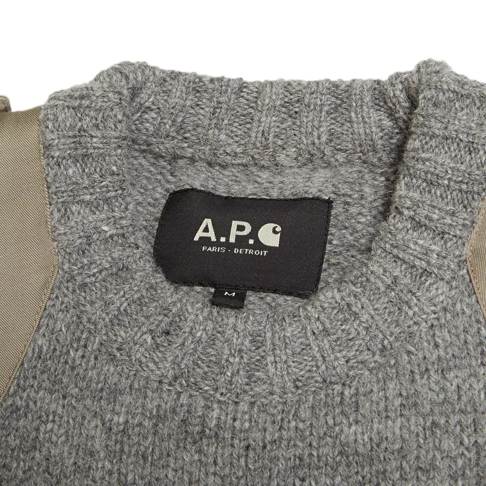 A.P.C. x Carhartt Commando SweaterGrey