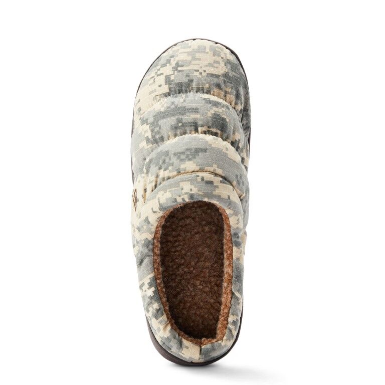 Ariat Men's Crius Clog Slipper in Sage Digi Camo