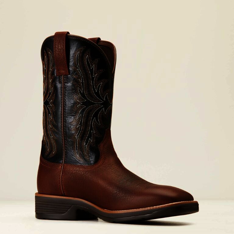 Ariat Men's Ridgeback Cowboy Boot in Deepest Clay