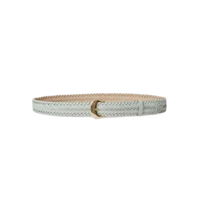 B-Low the Belt Talia Braid Belt, Light Sage Gold