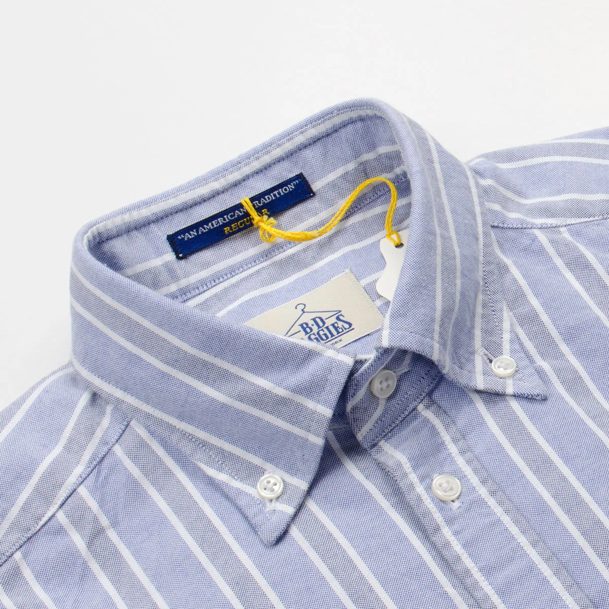 BD Baggies - Bradford BD Shirt - Oxford Striped Blue