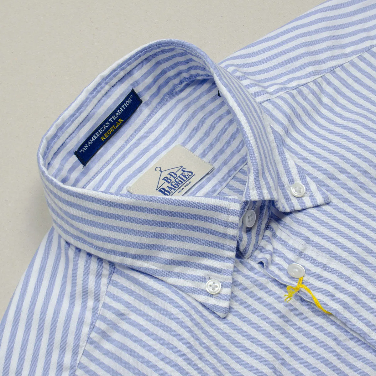 BD Baggies - Bradfort BD Shirt With Pocket - Blue Stripes