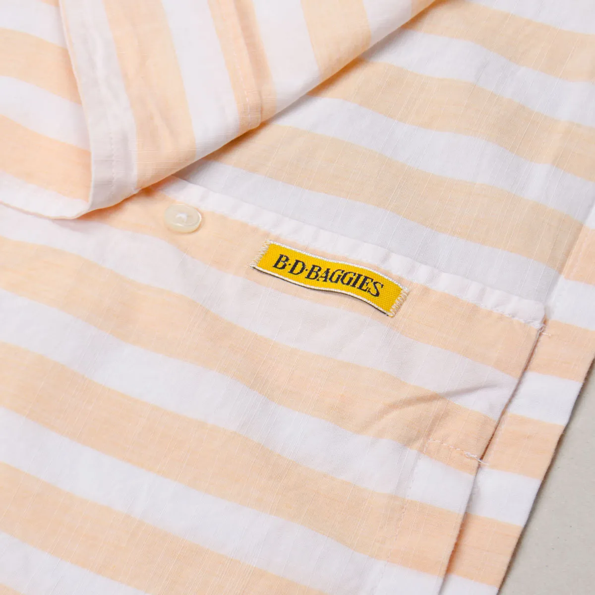 BD Baggies - Hawaiian Shirt - Yellow Stripes