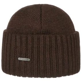 Beanie Merino Wool, Brown