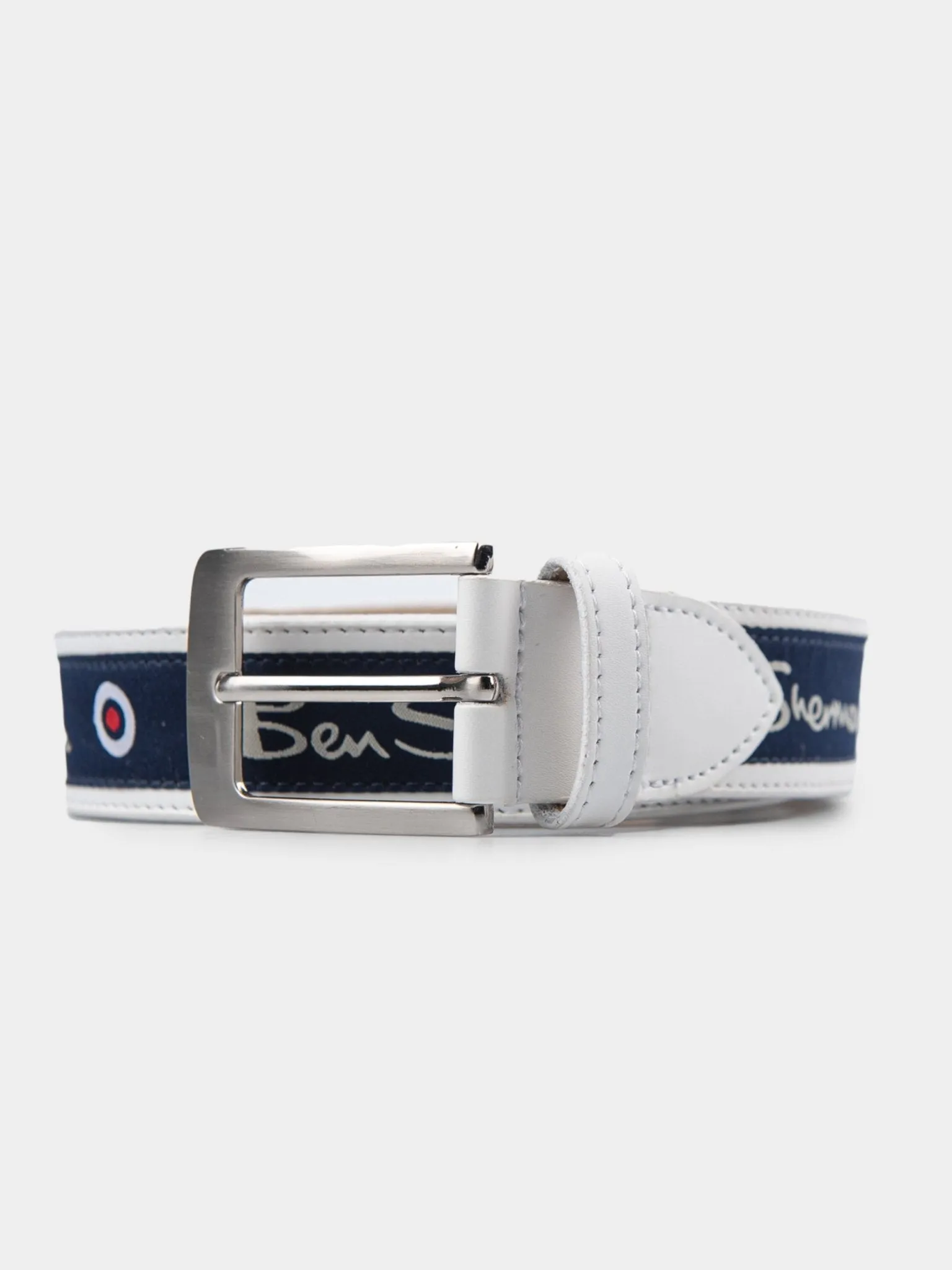 Ben Sherman Belt White