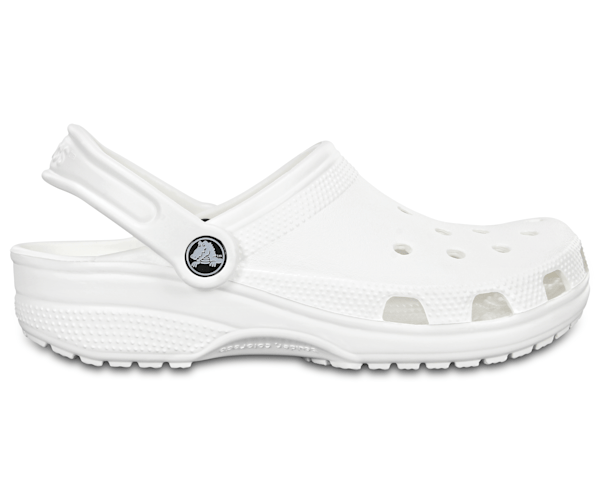 Black and White Croc Classic Clog - 2 pairs, 8 Mens - Custom Order - Invoice 1 of 2