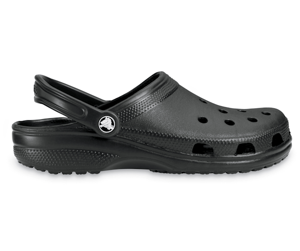 Black and White Croc Classic Clog - 2 pairs, 8 Mens - Custom Order - Invoice 1 of 2