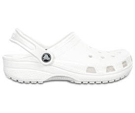 Black and White Croc Classic Clog - 2 pairs, 8 Mens - Custom Order - Invoice 1 of 2