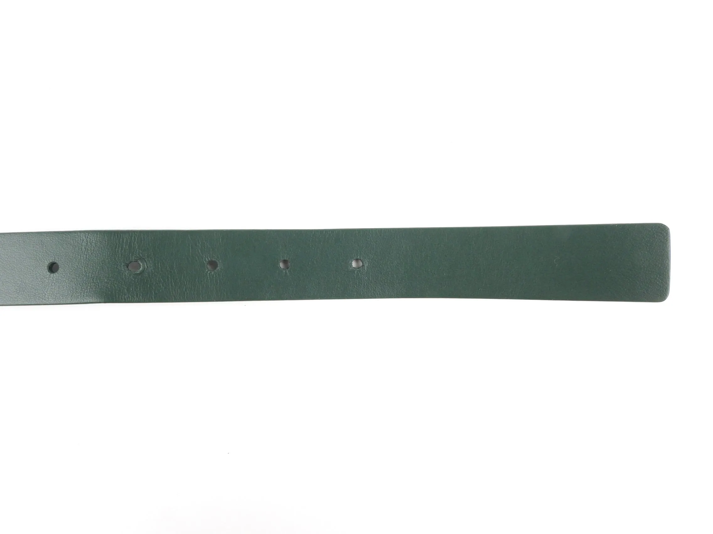 Bottega Veneta Green Leather Triangle Buckle Belt - 80 / 32