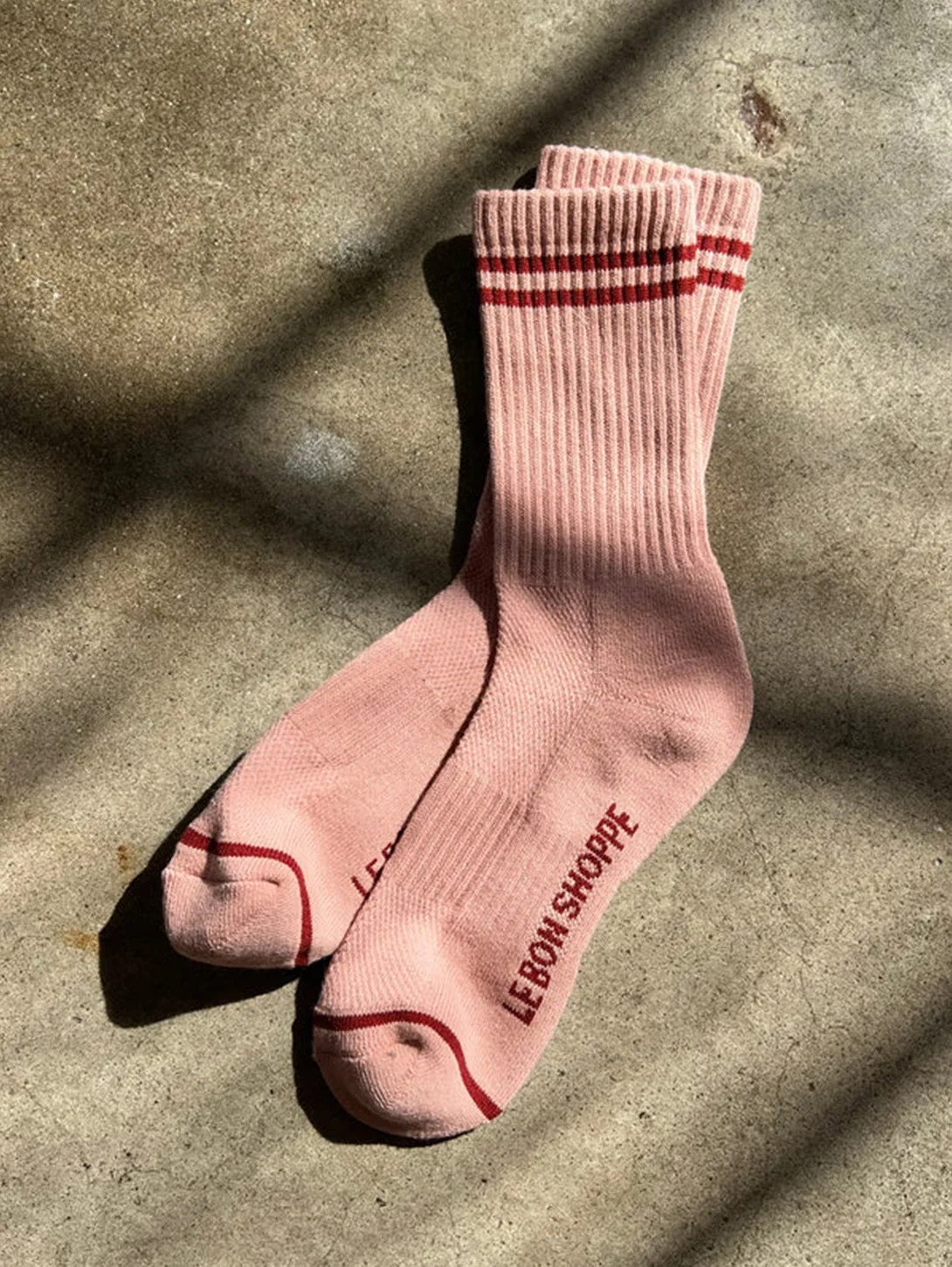 Boyfriend Socks - Vintage Pink