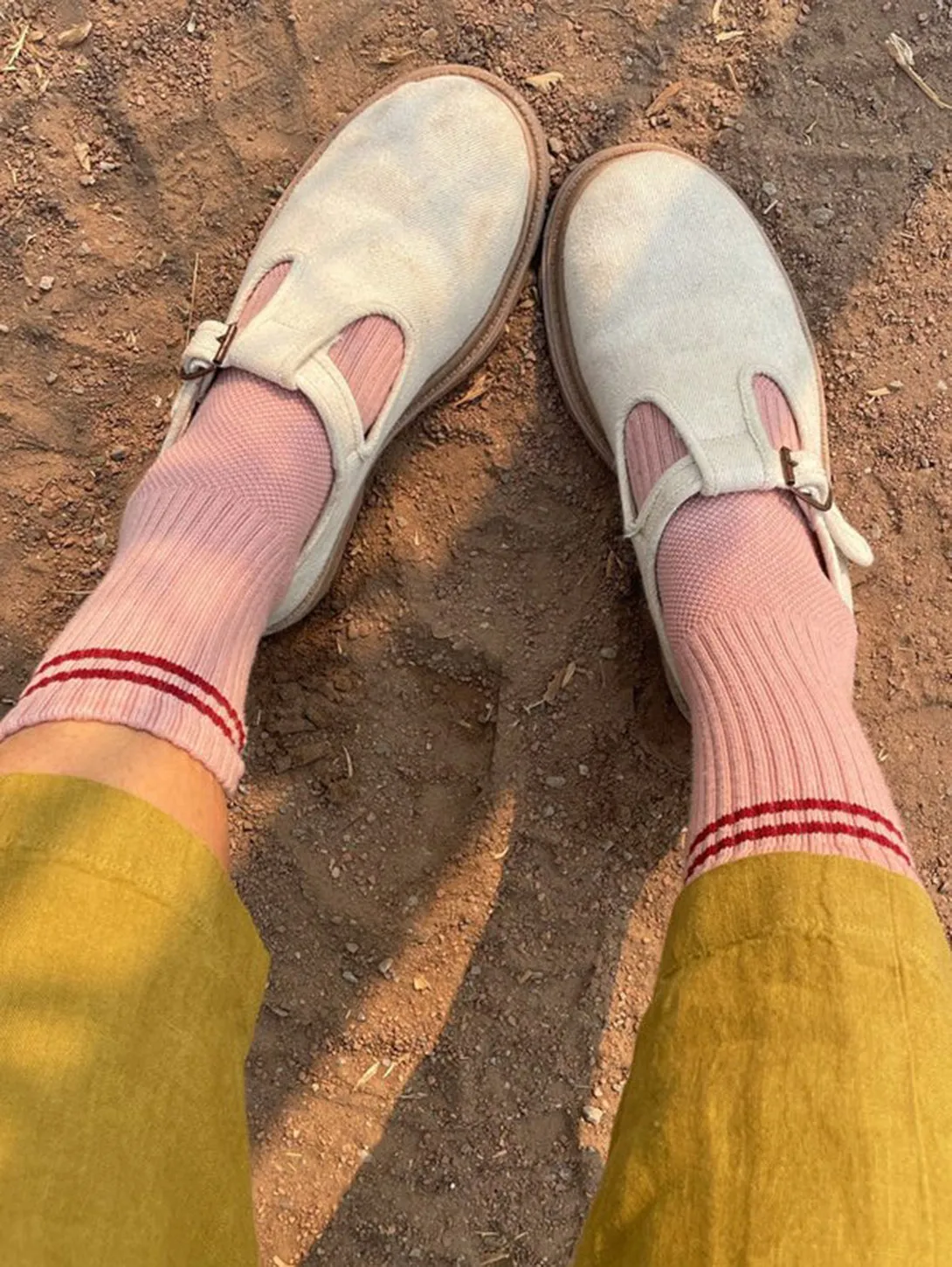 Boyfriend Socks - Vintage Pink