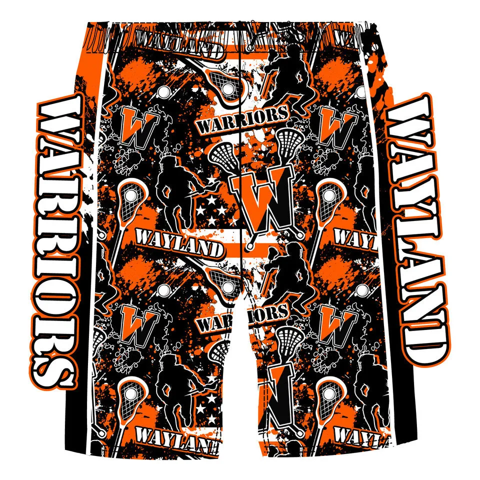 Boys & Mens Wayland Warriors Lax Short