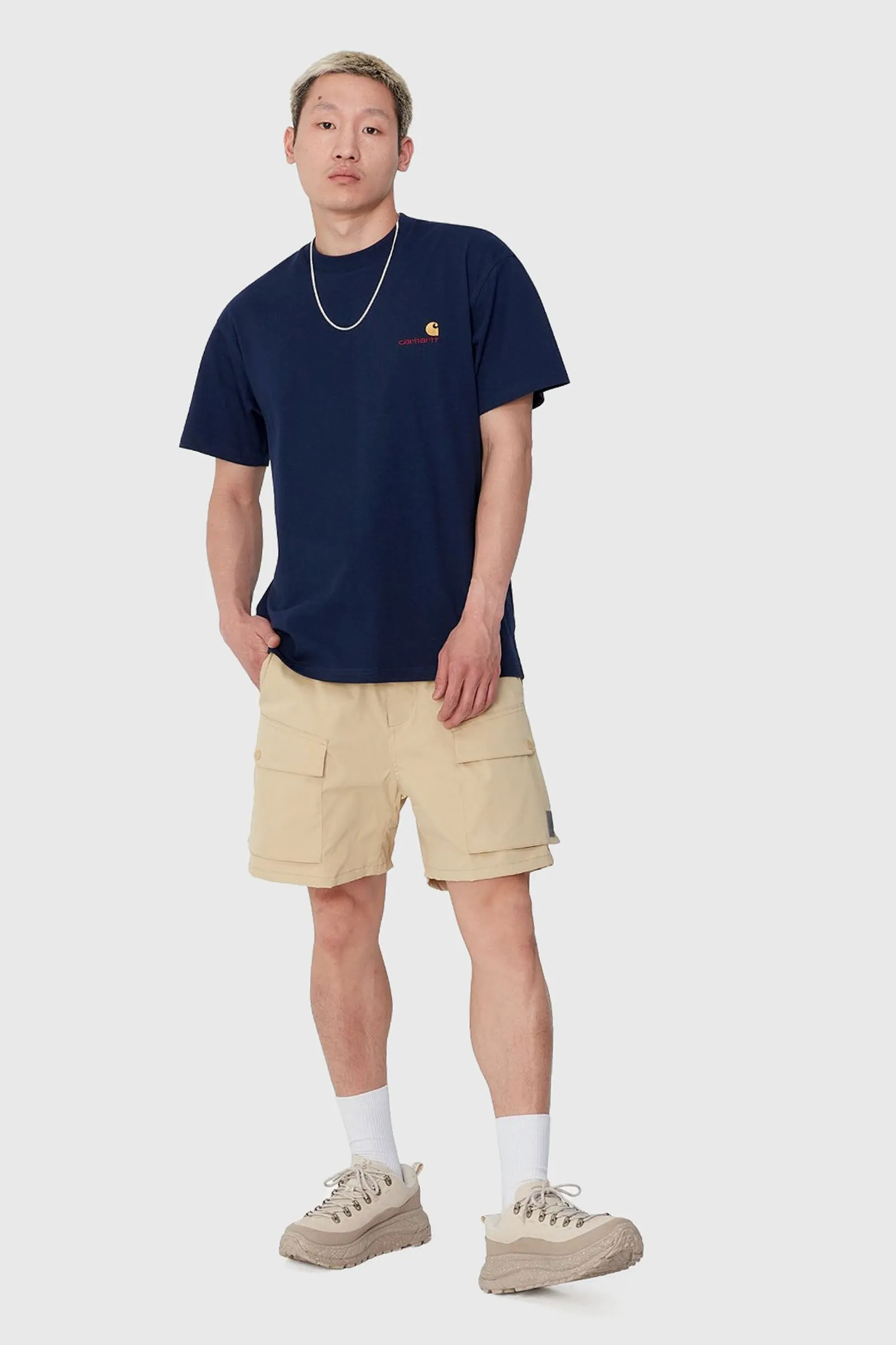 Carhartt Wip Balto Short Beige Uomo