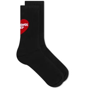 Carhartt WIP Heart SocksBlack