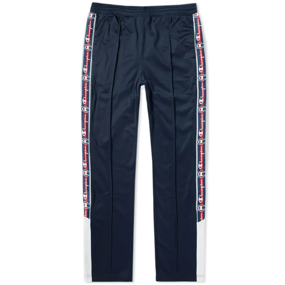 Champion Reverse Weave Popper Taped Track PantNavy