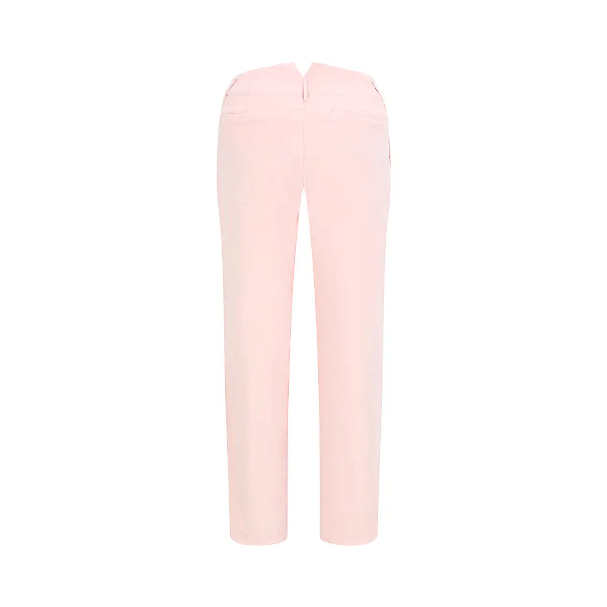 Chino-style stretch pincord pale pink trouser