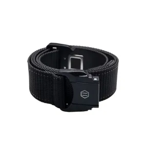 CINTURA MINIMAL BUCKLE Uomo Nero