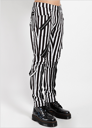 CLASSIC STRAP PANT MED STRIPE