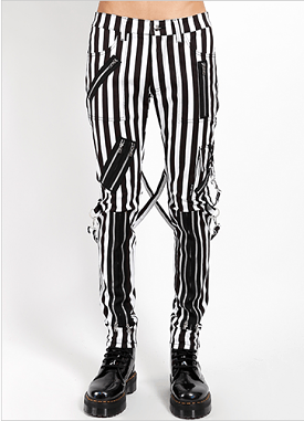 CLASSIC STRAP PANT MED STRIPE