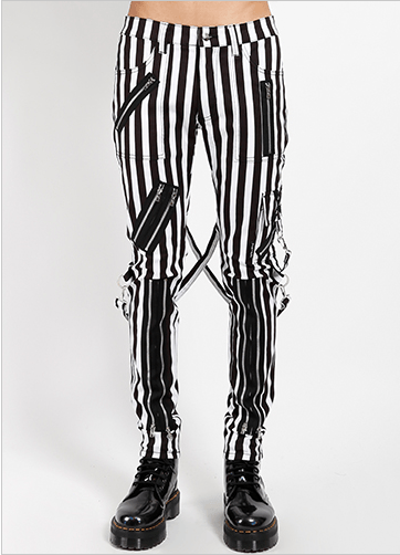 CLASSIC STRAP PANT MED STRIPE