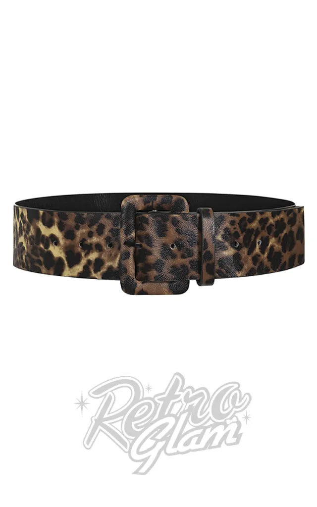 Collectif Doreen Leopard Belt