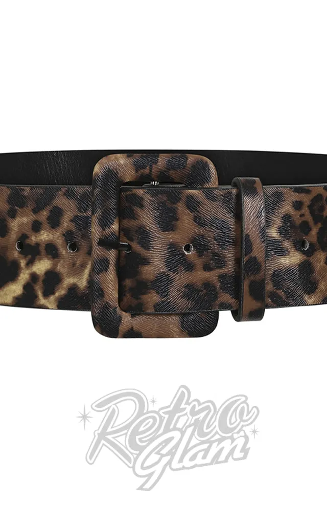 Collectif Doreen Leopard Belt