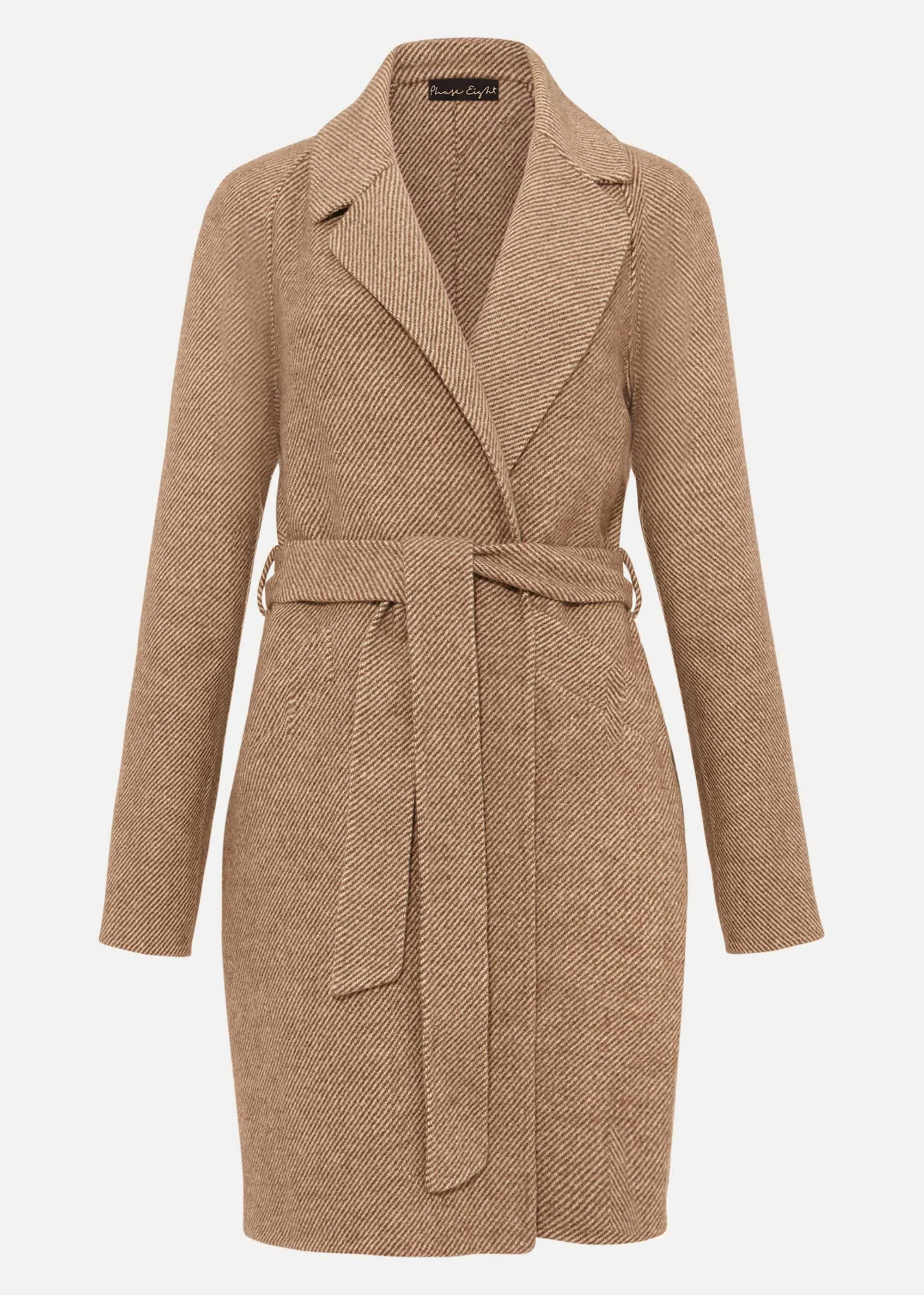 Dalma Double Faced Herringbone Coat