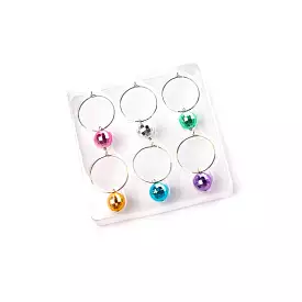 Disco Drink Charmers pack of 6