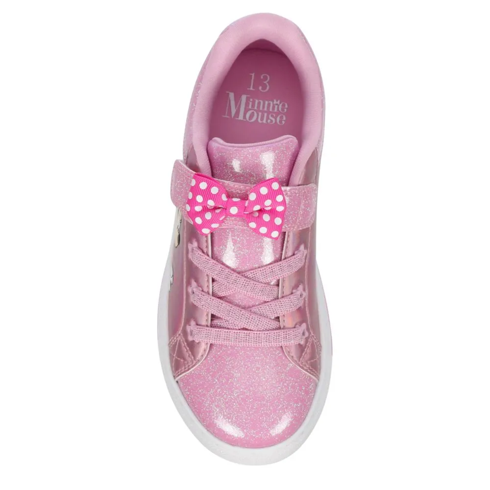 DISNEY  GIRLS LITTLE-BIG KID MINNIE SNEAKER