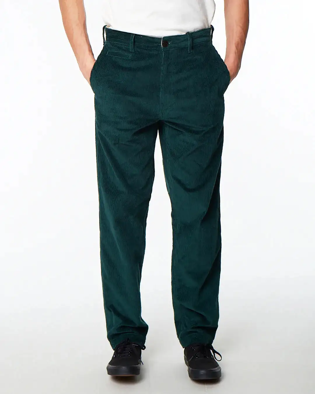 Eat Dust Service Chino 8W Bottle Green / Teal Trousers