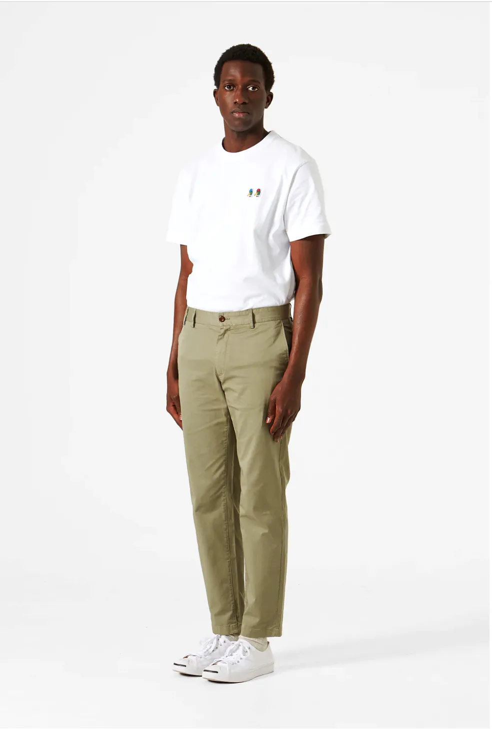 Edmmond Studios Plain Chino - Khaki Green