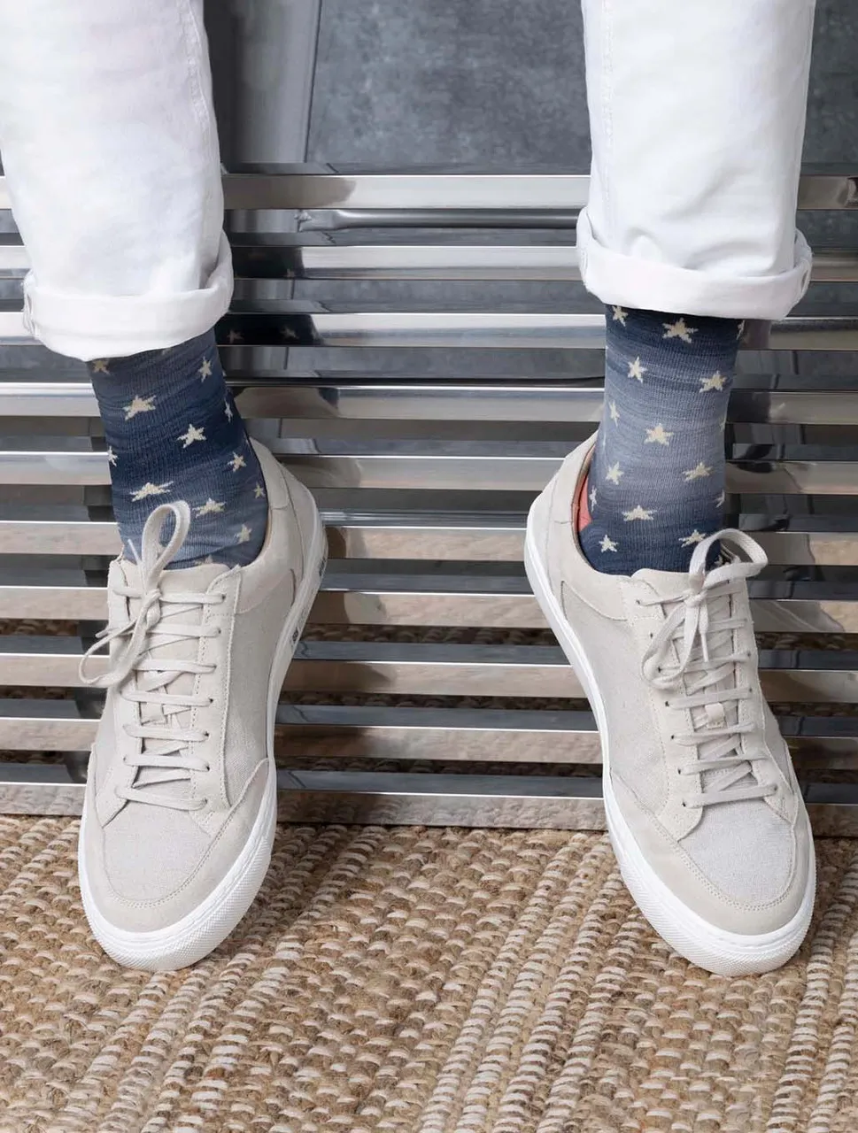 Faded Ombre American Flag Sock | Harpers