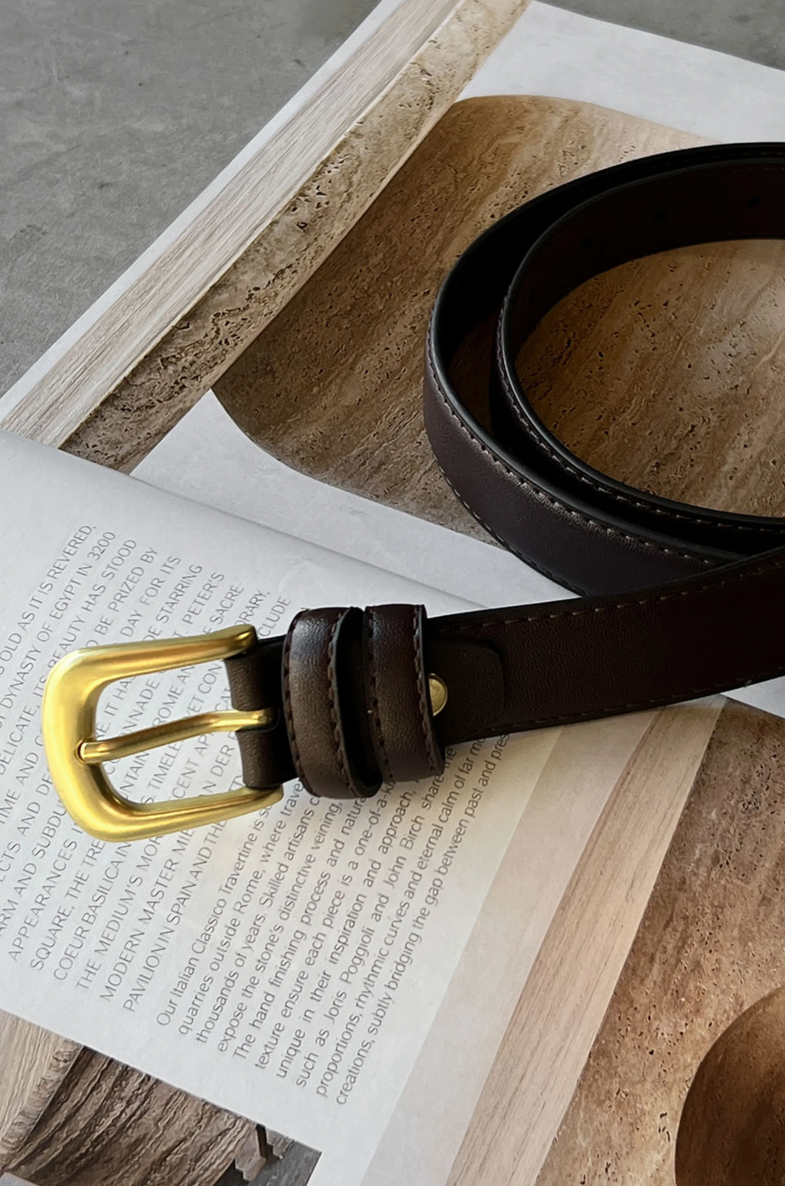 Georgia Leather Belt